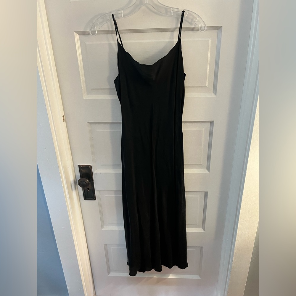 JCREW Classic Black Slip Dress